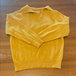 Vintage Mustard Yellow Wool Sweater